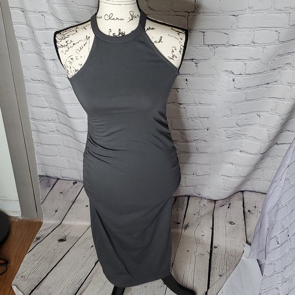 Michael Stars Halter Midi Dress in Oxide Size Small NWT
